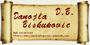 Danojla Biskupović vizit kartica